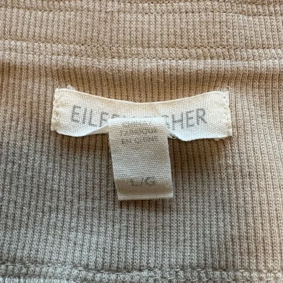 Eileen Fisher 100% Organic Linen Wide Leg Crop Pants Pull On - Picture 11 of 11